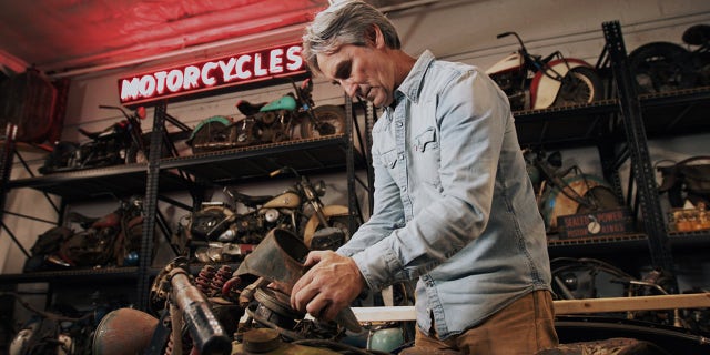 Wolfe collectionne les motos depuis plus de 30 ans.