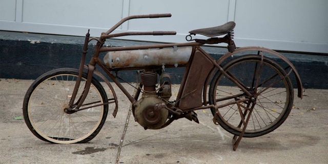 This 1909 Yale Single is the oldest motorcycle at the auction.