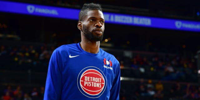 Nerlens Noel of the Detroit Pistons prior to a game against the Phoenix Suns Nov. 25, 2022, at Footprint Center in Phoenix, Ariz.
