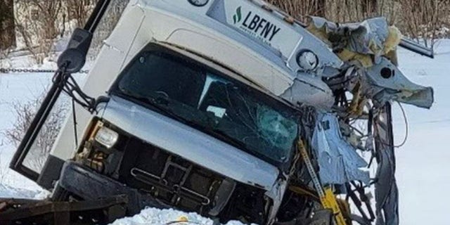 More than a dozen people were on the bus when it crashed.  