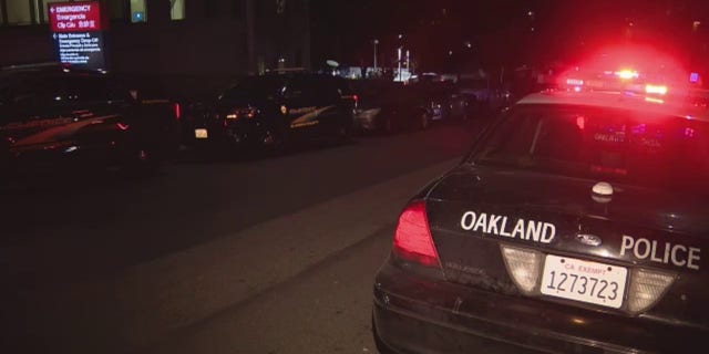 Eight people were shot dead, including one killed, at a gas station in Oakland, California, on Monday night, police said.