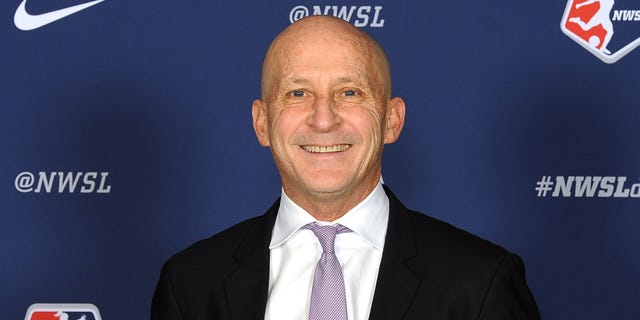 Paul Riley during the 2020 NWSL College Draft at the Baltimore Convention Center on January 16, 2020 in Baltimore, Maryland.