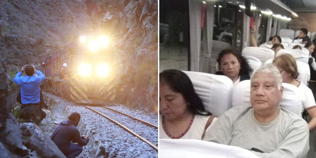 Peru's tourism ministry said 418 tourists were evacuated from Machu Picchu to the country's capital of Cusco by train.