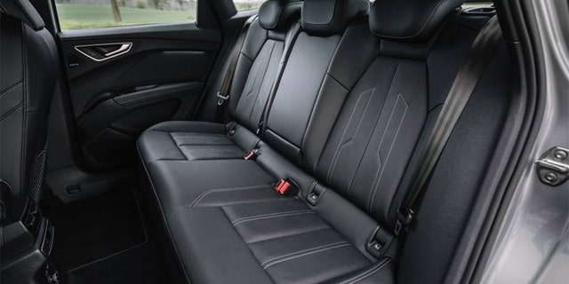 The Q4 Sportback e-tron has a roomy back seat.