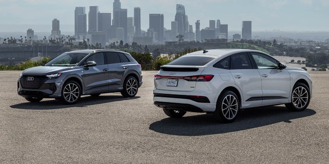 The Q4 e-tron comes in standard and Sportback models.