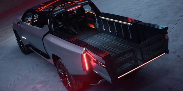The Revolution's bed can be extended into the cabin.