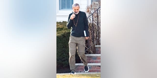 Real estate consultant Gem Mutlu is seen outside his home in Nahant, Massachusetts, Monday, January 9, 2023.