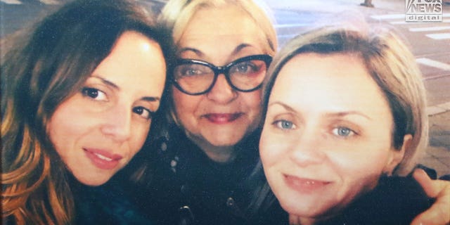 A copy of a photo of Milanka Ljubicic with her daughters, Ana and Aleksandra. Her daughter, Ana Walshe, disappeared from her Cohasset, Massachusetts home on New Year's Day.