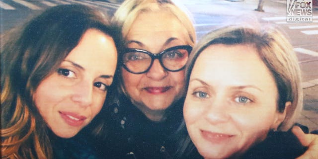 A copy of a photo of Milanka Ljubicic with her daughters, Ana and Aleksandra. Her daughter, Ana Walshe is missing from her Cohasset Massachusetts home, last seen on New Year's Day.