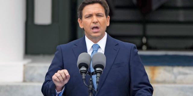 Republican Florida Gov. Ron DeSantis.