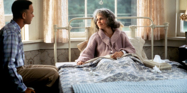 Field played Tom Hanks' mother in "Forrest Gump."