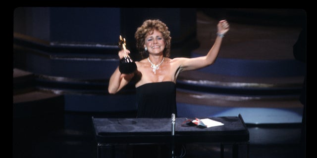 Field gave her infamous "You like me!" acceptance speech at the 1985 Academy Awards for her role in "Places in the Heart."