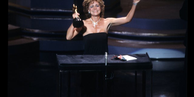 Field gave her infamous "You like me!" acceptance speech at the 1985 Academy Awards for her role in "Places in the Heart."