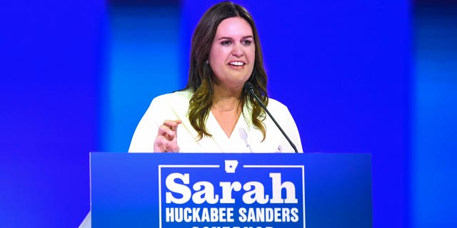 Gov. Sarah Huckabee Sanders. 