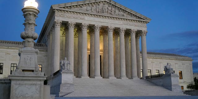 The U.S. Supreme Court building. 