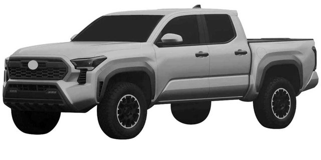Computer-generated design renderings of the 2024 Tacoma were posted to a Brazilian patent website.