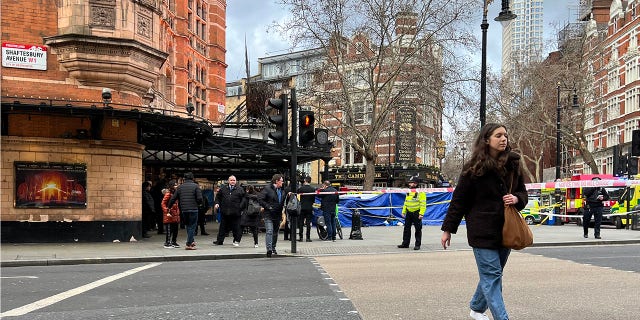 A London worker died after being crushed underneath a telescopic urinal in the city's West End district. 