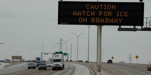 Texas Department of Transportation warned that roadways could be treacherous over the next few days.