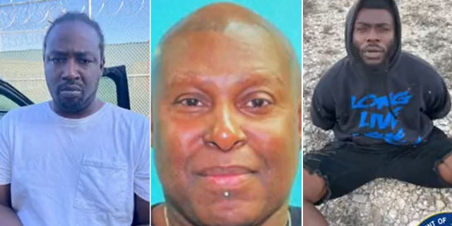 The three men arrested all hailed from Fort Worth, Texas. Authorities did not immediately release their names.