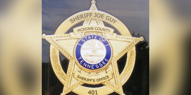 A badge from the McMinn County Sheriff's Office in Tennessee.