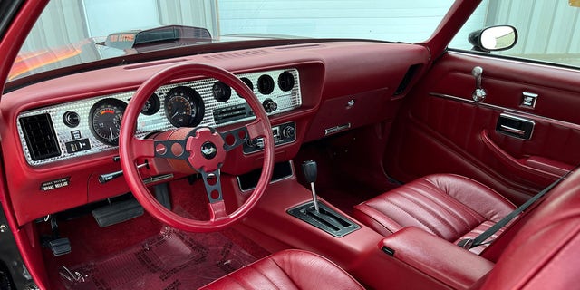 The interior is immaculate.