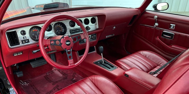 The interior is immaculate.