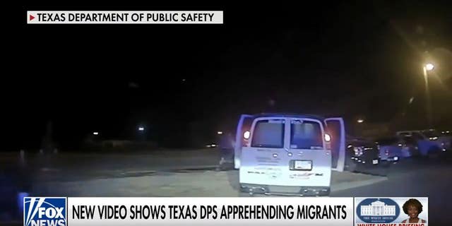 A smuggler flees a U-Haul truck while being pursued by border agents.