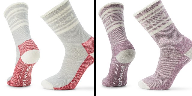 Keep your loved one's feet nice and toasty with the super soft merino wool slipper crew sock by Smartwool.