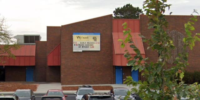 A Google Earth image shows the exterior of Wy'east Middle School in the Evergreen Public Schools district in Washington.