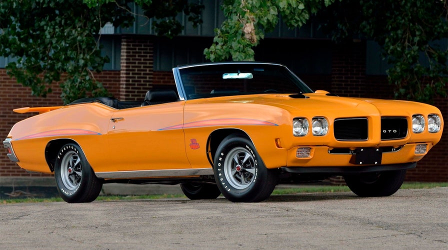 Rare 1970 Pontiac GTO Judge muscle car sold for record $1.1