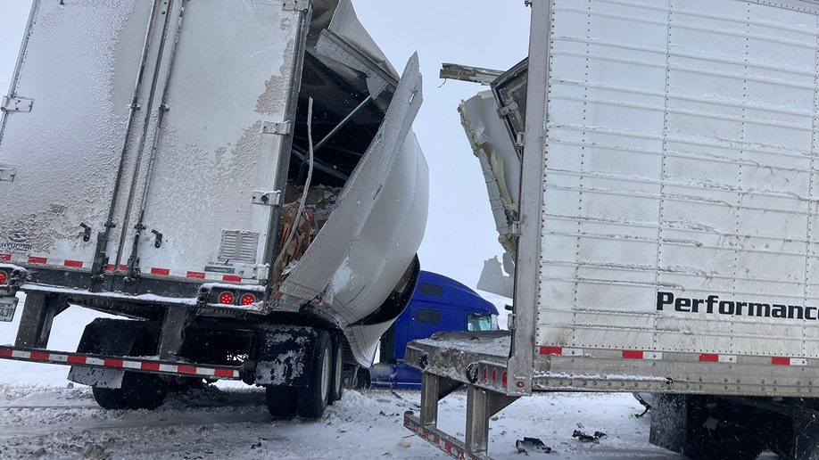 damaged truck trailers