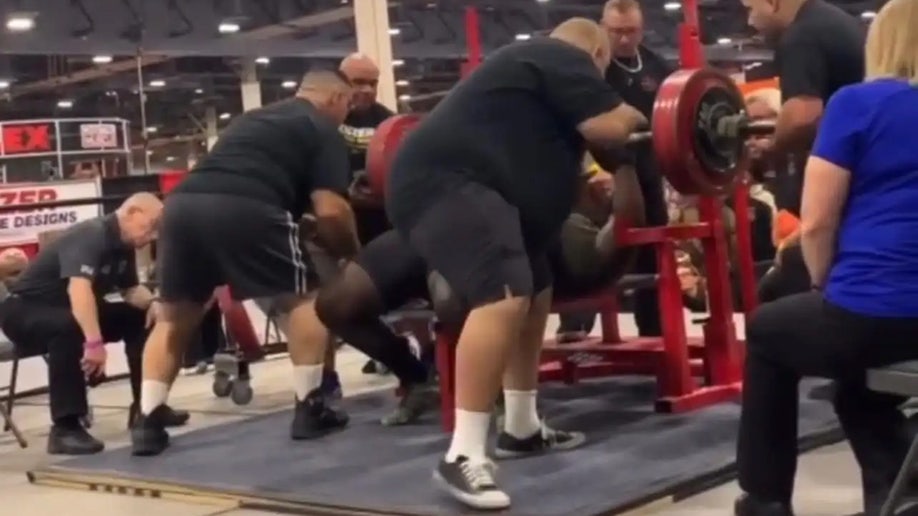 Texas Highway Patrol Texarkana Trooper Tim Matthews powerlifting