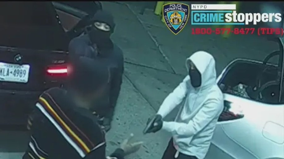 NYPD searching for NYC armed robbery suspects one
