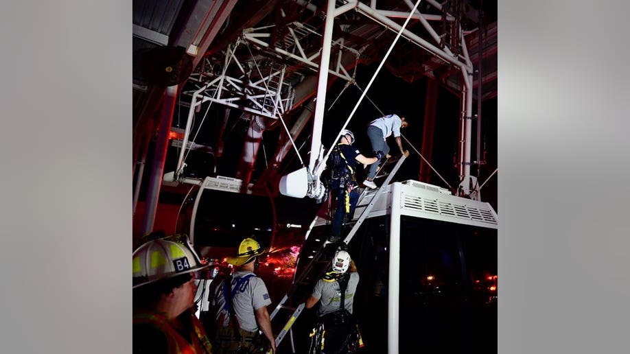 Ferris wheel riders rescued in Florida