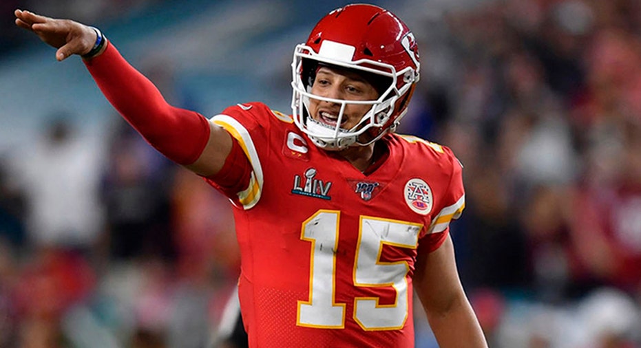 Patrick Mahomes in Super Bowl LIV