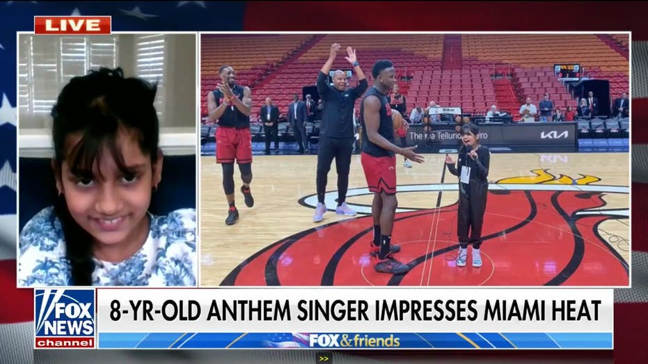 National anthem stunner: Girl, 8 years old, wows crowd with ‘Star-Spangled Banner’