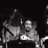 Fred White playing drums