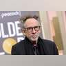 Tim Burton on the red carpet