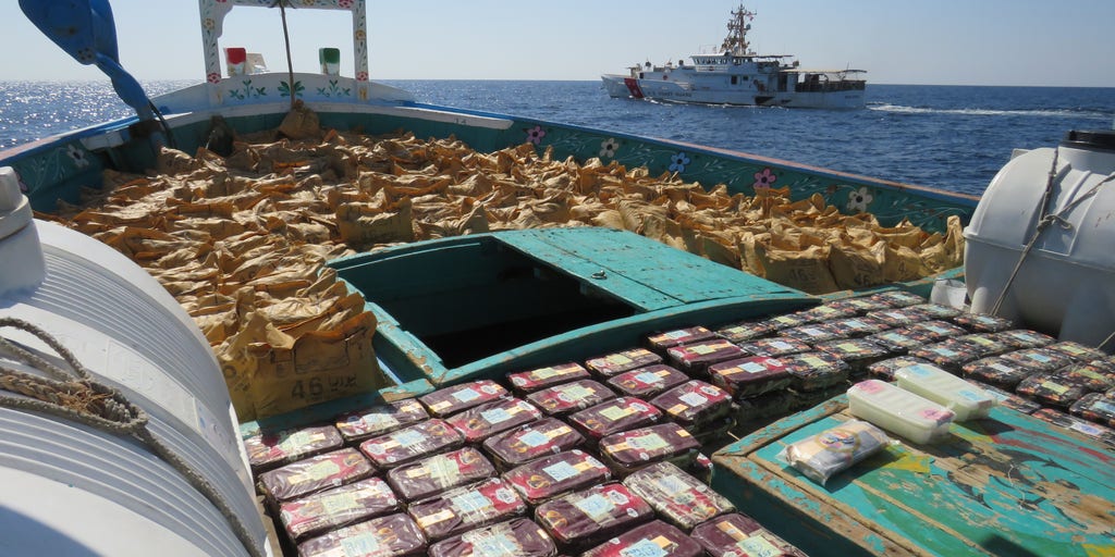 US military halts smuggling vessel, seizes $33 million worth of drugs in the Gulf of Oman