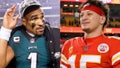 Philadelphia Eagles quarterback Jalen Hurts and Kansas City Chiefs qb Patrick Mahomes square off in Super Bowl LVII - Fox News