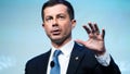 Transportation Secretary Pete Buttigieg speaks during the National Association of Counties 2023 Legislative Conference at the Washington Hilton on Feb. 13, 2023. - Fox News