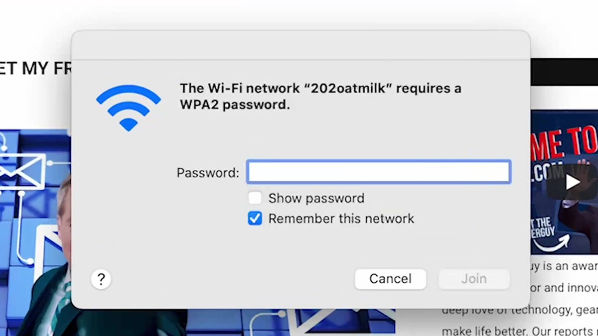 Wifi network secure