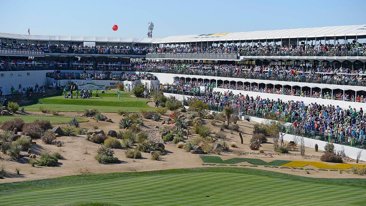 View of 16th hole at Phoenix Open
