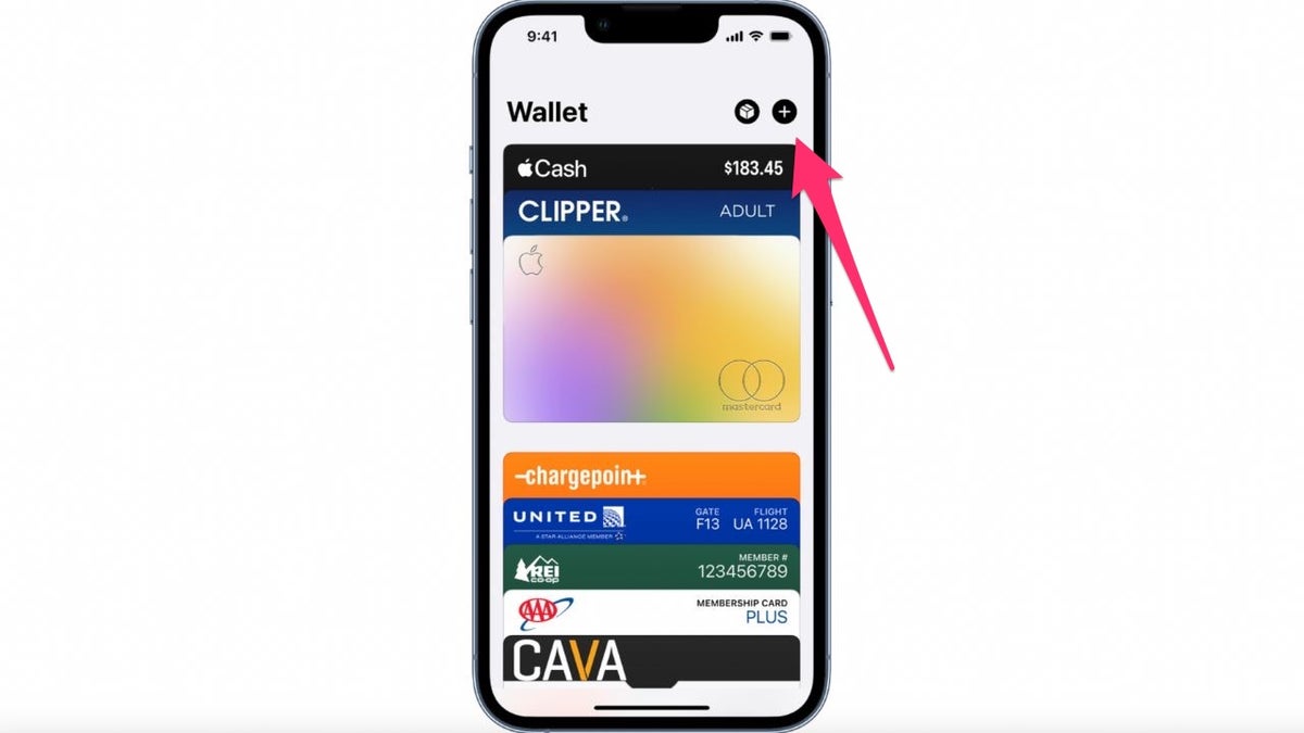 apple wallet add cards