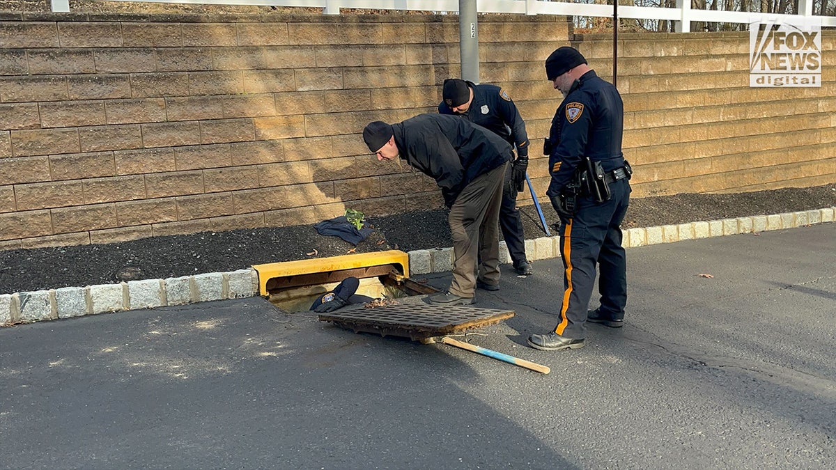 Police looking at drain