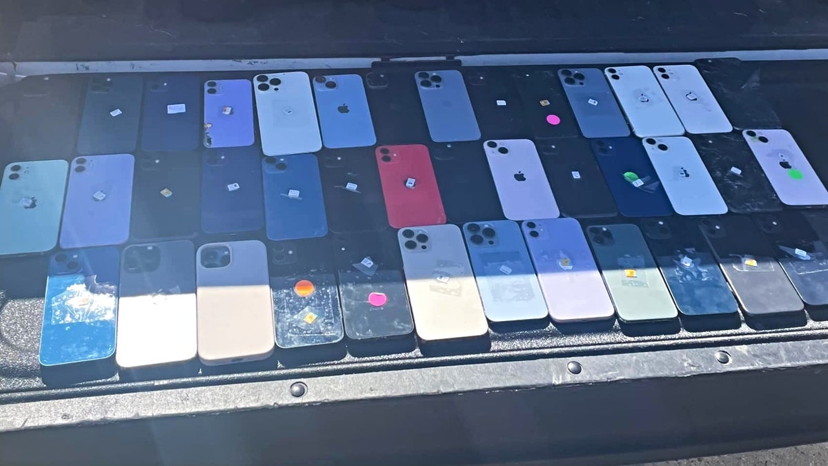 40 stolen iPhones