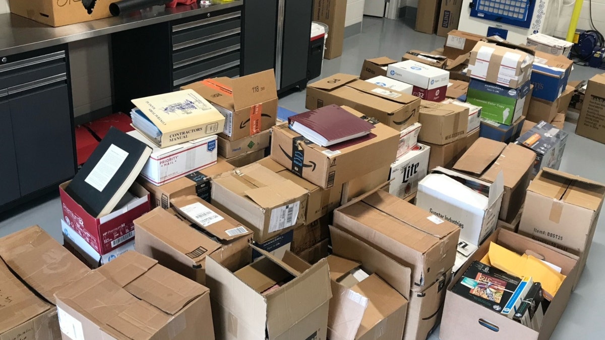 Boxes taken from child porn suspect Paul Zittel's Florida home