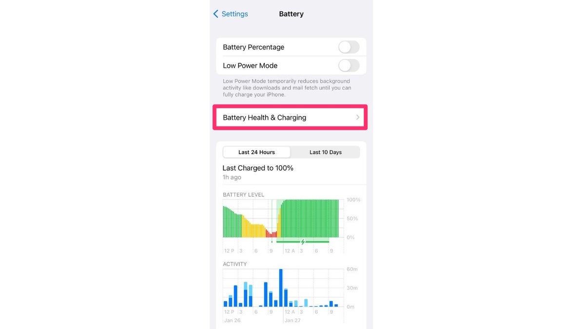 Battery health