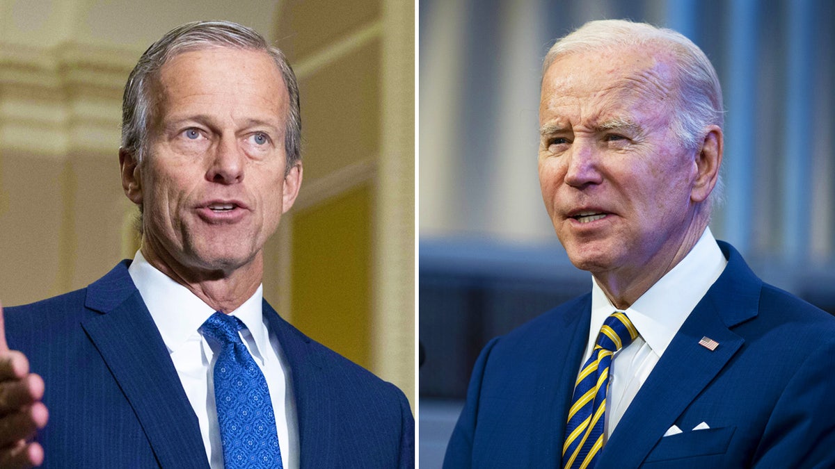 John Thune, Joe Biden