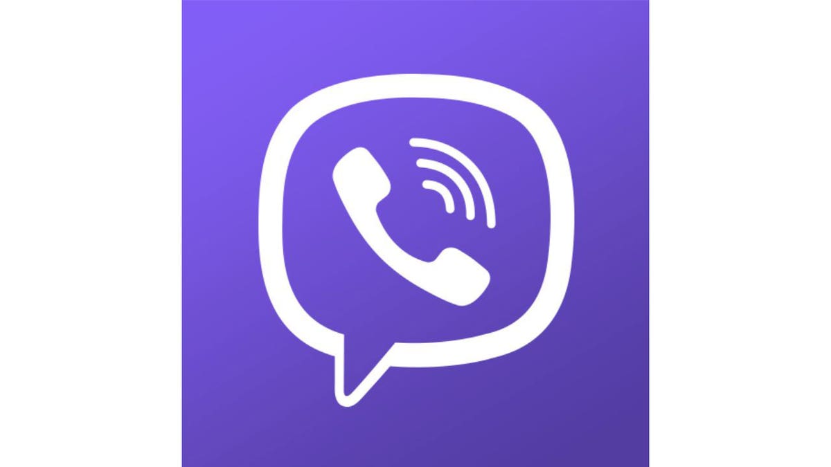 Purple Viber logo.